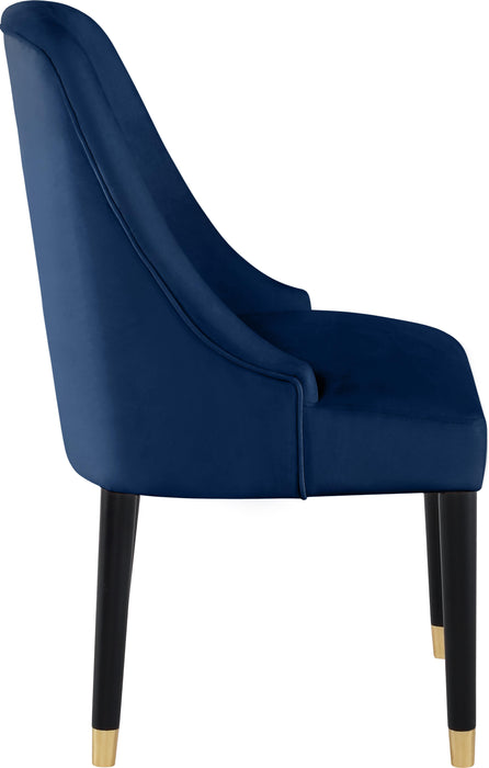 Omni Navy Velvet Dining Chair