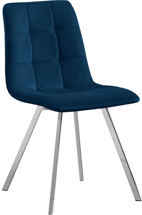 Annie Navy Velvet Dining Chair