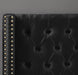 Barolo Black Velvet Twin Bed - Bargain Furniture (Detroit, MI)