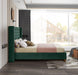 Barolo Green Velvet Queen Bed - Bargain Furniture (Detroit, MI)