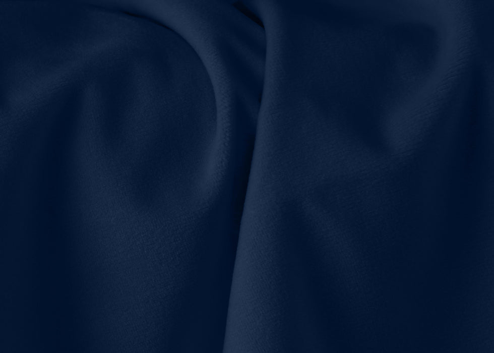 Elly Navy Velvet King Bed - Bargain Furniture (Detroit, MI)