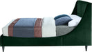 Eva Green Velvet Queen Bed - Bargain Furniture (Detroit, MI)
