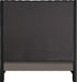 Fritz Black Velvet King Bed - Bargain Furniture (Detroit, MI)