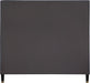 Harlie Grey Velvet Queen Bed - Bargain Furniture (Detroit, MI)