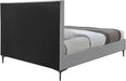 Hunter Grey Linen King Bed - Bargain Furniture (Detroit, MI)