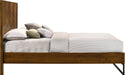 Reed Antique Coffee Queen Bed (3 Boxes) - Bargain Furniture (Detroit, MI)
