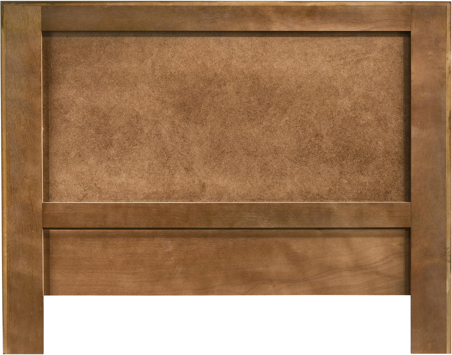Reed Antique Coffee Queen Bed (3 Boxes) - Bargain Furniture (Detroit, MI)