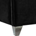 Zuma Black Velvet King Bed - Bargain Furniture (Detroit, MI)