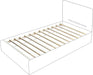 Zara Pink Velvet Twin Bed (3 Boxes) - Bargain Furniture (Detroit, MI)