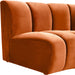 Infinity Cognac Velvet 3pc. Modular Sectional - Bargain Furniture (Detroit, MI)