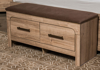 Kinlanni Bedroom Storage Bench - Bargain Furniture (Detroit, MI)
