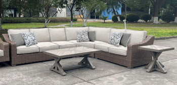 Laguna Heights Outdoor End Table - Bargain Furniture (Detroit, MI)