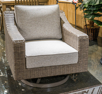 Laguna Heights Swivel Lounge with Cushion - Bargain Furniture (Detroit, MI)