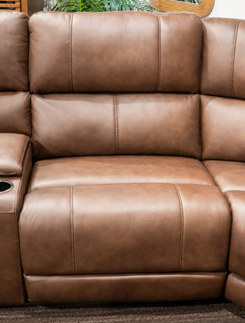 Bleckley Power Reclining Sectional - Bargain Furniture (Detroit, MI)