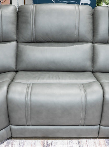 5Z - Pittson Power Reclining Sectional - Bargain Furniture (Detroit, MI)