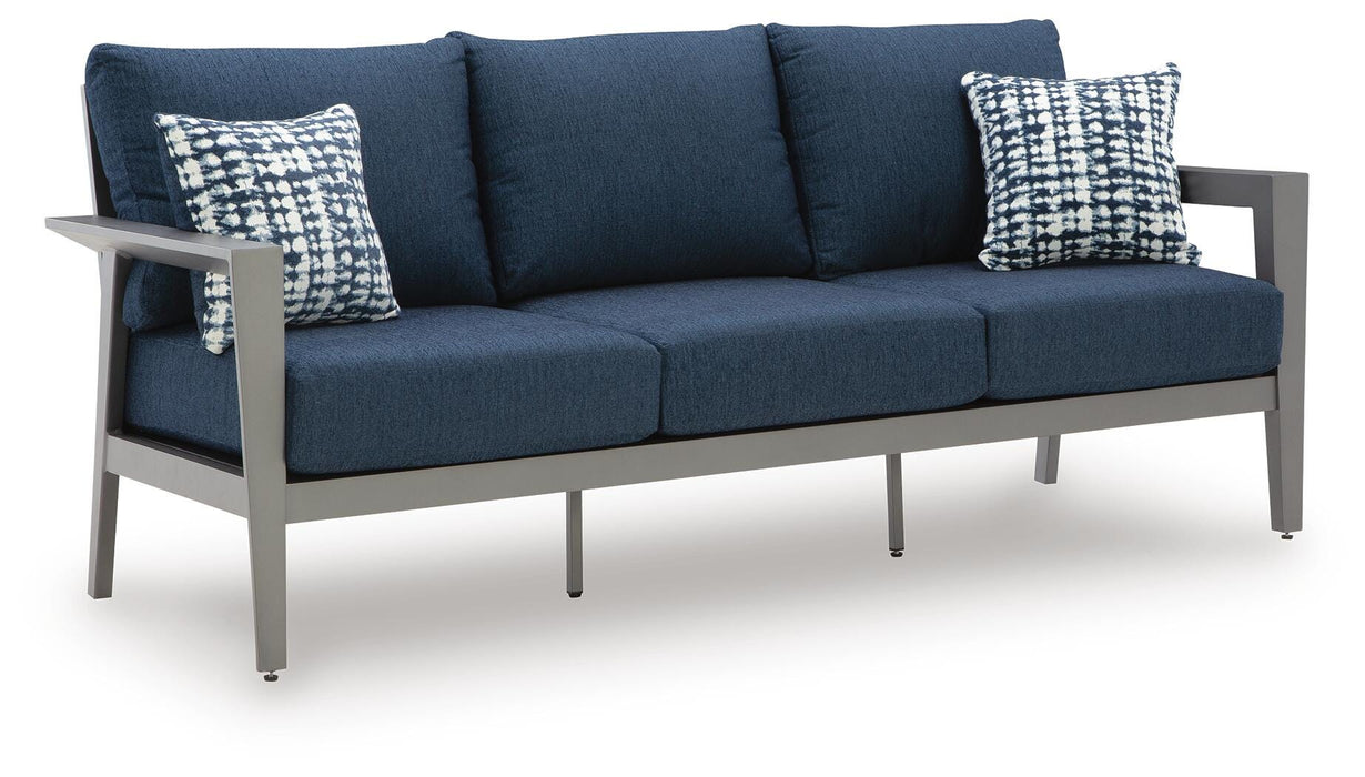 Gali Outdoor Sofa/Chairs/Table Set (Set of 4)