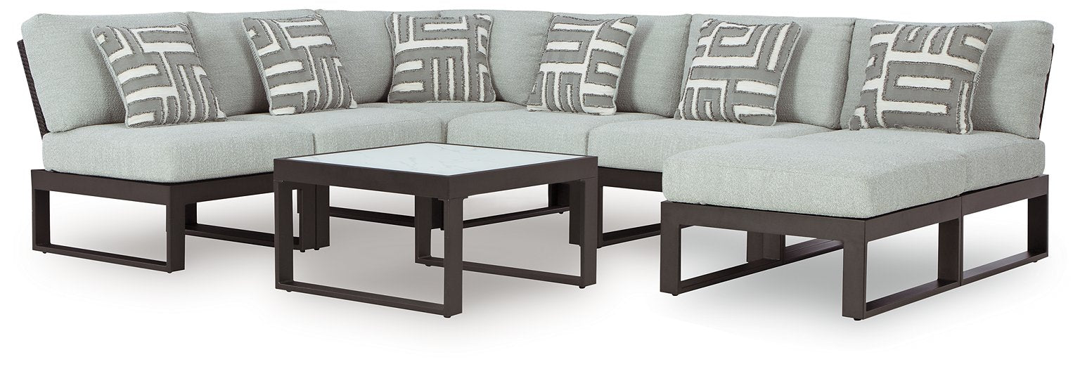 Beachloft Outdoor Seating Set - Bargain Furniture (Detroit, MI)