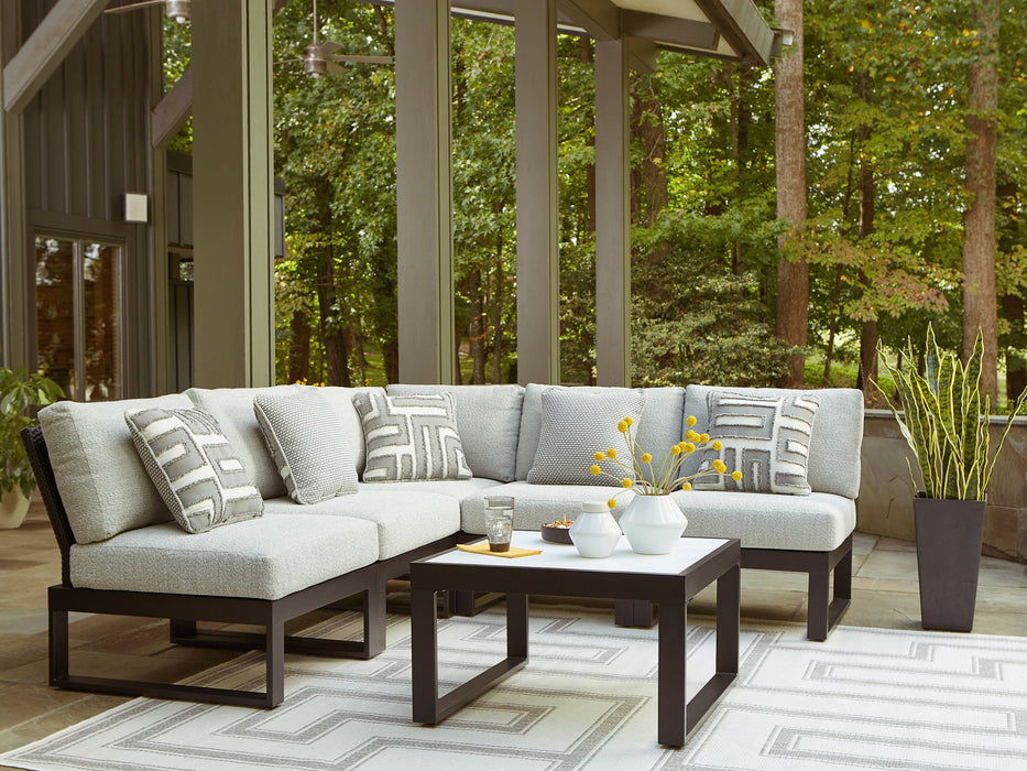Beachloft Outdoor Sectional - Bargain Furniture (Detroit, MI)