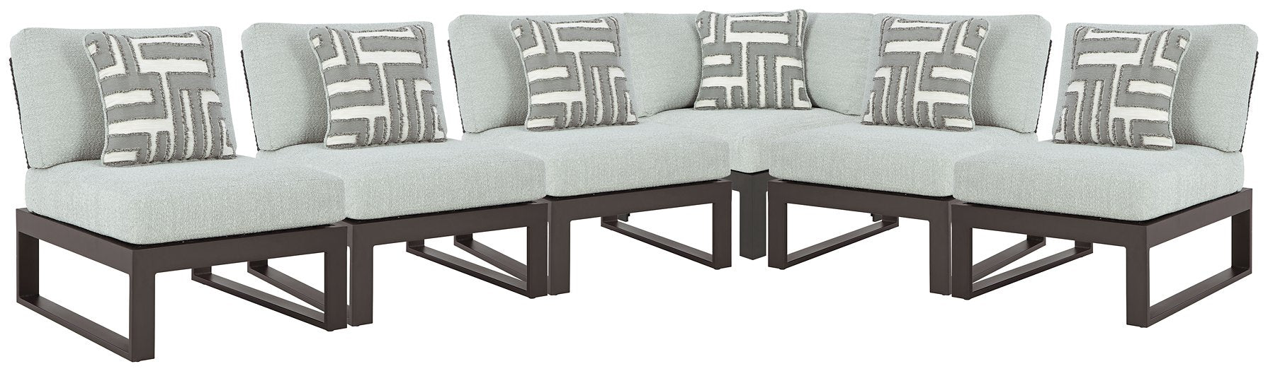Beachloft Outdoor Seating Set - Bargain Furniture (Detroit, MI)
