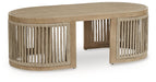 Serena Shores Outdoor Coffee Table - Bargain Furniture (Detroit, MI)