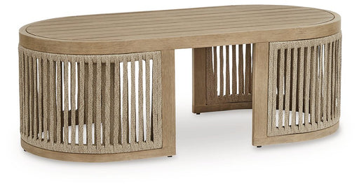 Serena Shores Outdoor Coffee Table - Bargain Furniture (Detroit, MI)