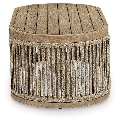 Serena Shores Outdoor Coffee Table - Bargain Furniture (Detroit, MI)