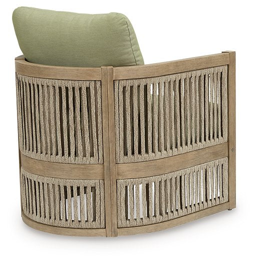 Serena Shores Outdoor Lounge Chair (Set of 2) - Bargain Furniture (Detroit, MI)