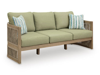 Serena Shores Outdoor Sofa with Cushion - Bargain Furniture (Detroit, MI)