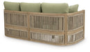 Serena Shores Outdoor Sofa with Cushion - Bargain Furniture (Detroit, MI)