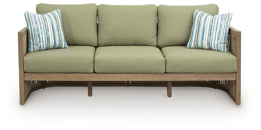 Serena Shores Outdoor Sofa with Cushion - Bargain Furniture (Detroit, MI)