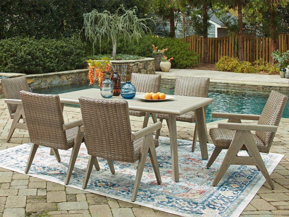 Cliff Trails Outdoor Dining Package - Bargain Furniture (Detroit, MI)