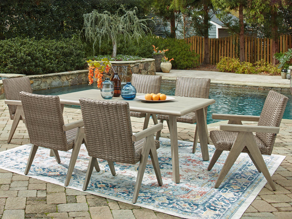 Cliff Trails Outdoor Dining Package - Bargain Furniture (Detroit, MI)