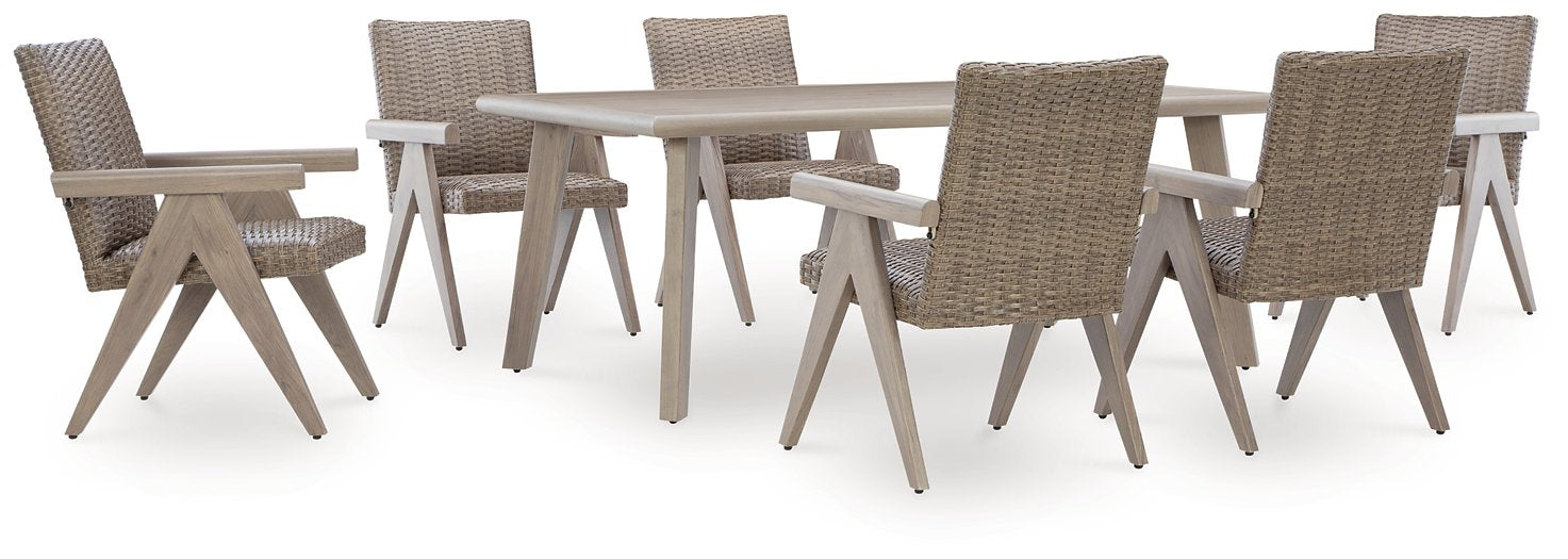 Cliff Trails Outdoor Dining Package - Bargain Furniture (Detroit, MI)