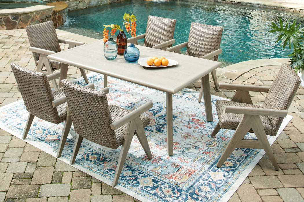 Cliff Trails Outdoor Dining Package - Bargain Furniture (Detroit, MI)