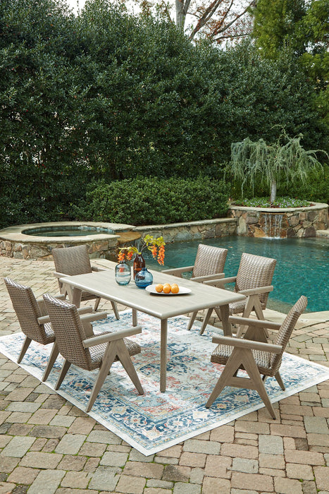 Cliff Trails Outdoor Dining Package - Bargain Furniture (Detroit, MI)