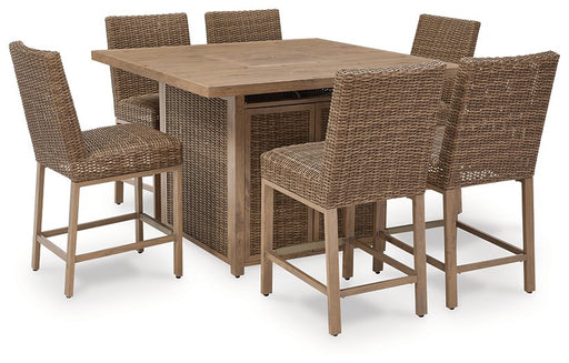Walton Bridge Outdoor Dining Set - Bargain Furniture (Detroit, MI)