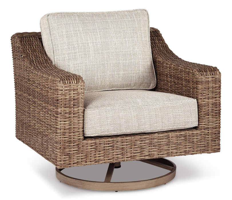 Beachcroft Outdoor Seating Set - Bargain Furniture (Detroit, MI)