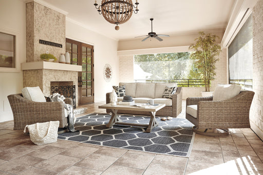 Beachcroft Outdoor Conversation Set - Bargain Furniture (Detroit, MI)