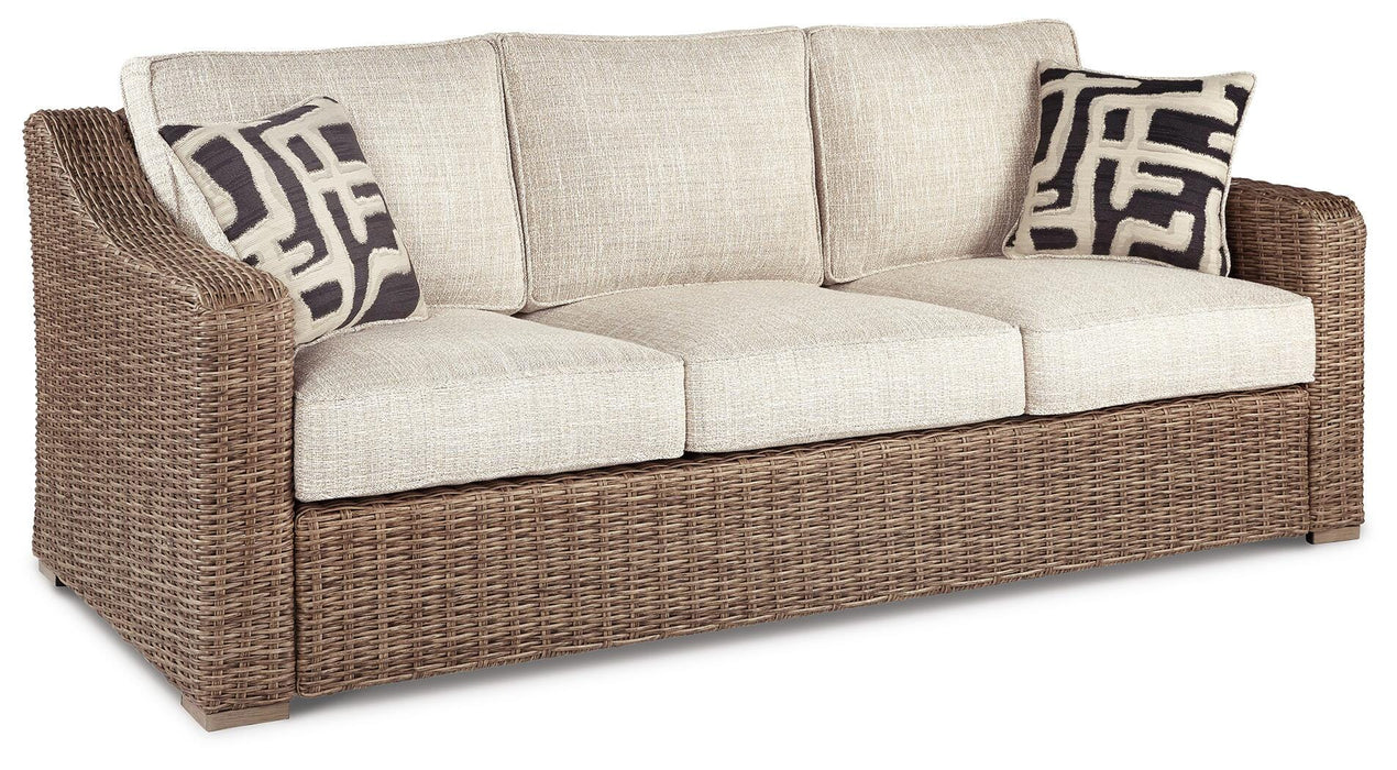 Beachcroft Outdoor Seating Set - Bargain Furniture (Detroit, MI)