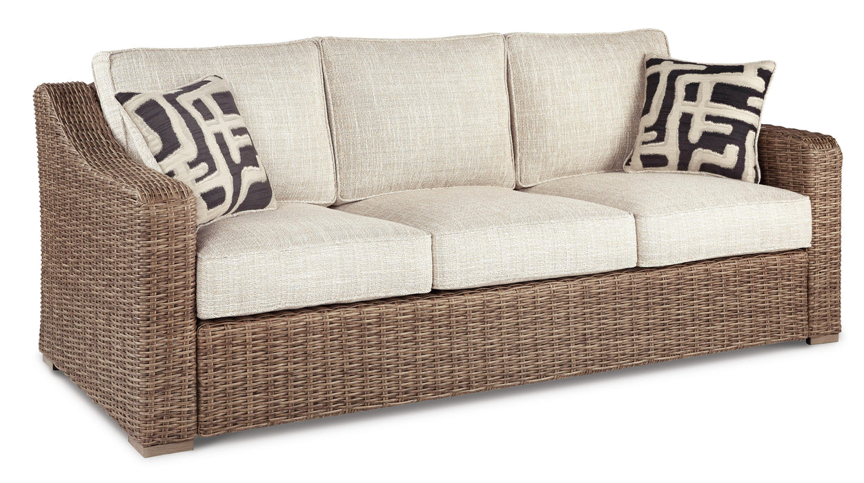 Beachcroft Outdoor Seating Set - Bargain Furniture (Detroit, MI)