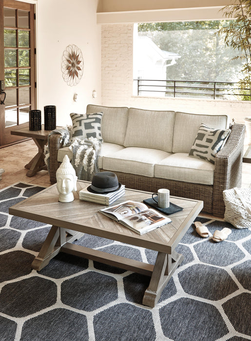 Beachcroft Outdoor Conversation Set - Bargain Furniture (Detroit, MI)
