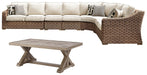 Beachcroft Outdoor Seating Set - Bargain Furniture (Detroit, MI)
