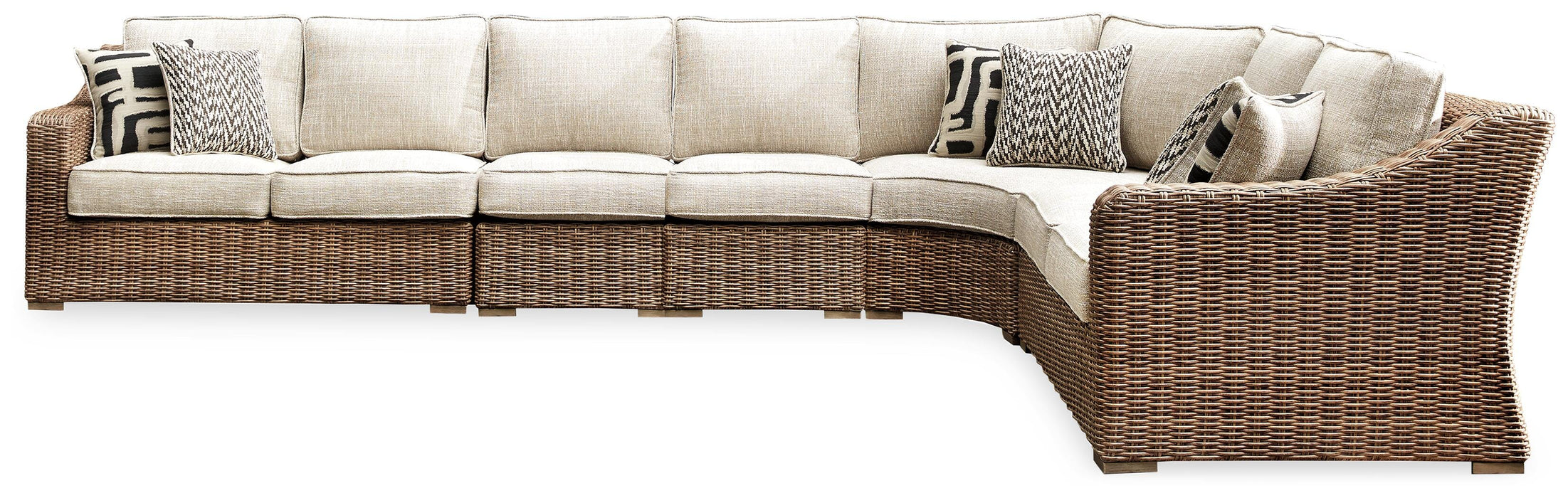Beachcroft Outdoor Seating Set - Bargain Furniture (Detroit, MI)