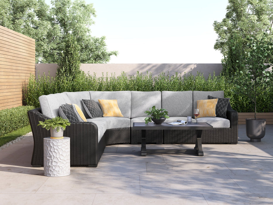 Beachcroft Outdoor Sectional - Bargain Furniture (Detroit, MI)