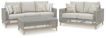 Seton Creek Outdoor Seating Set - Bargain Furniture (Detroit, MI)