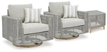 Seton Creek Outdoor Seating Set - Bargain Furniture (Detroit, MI)