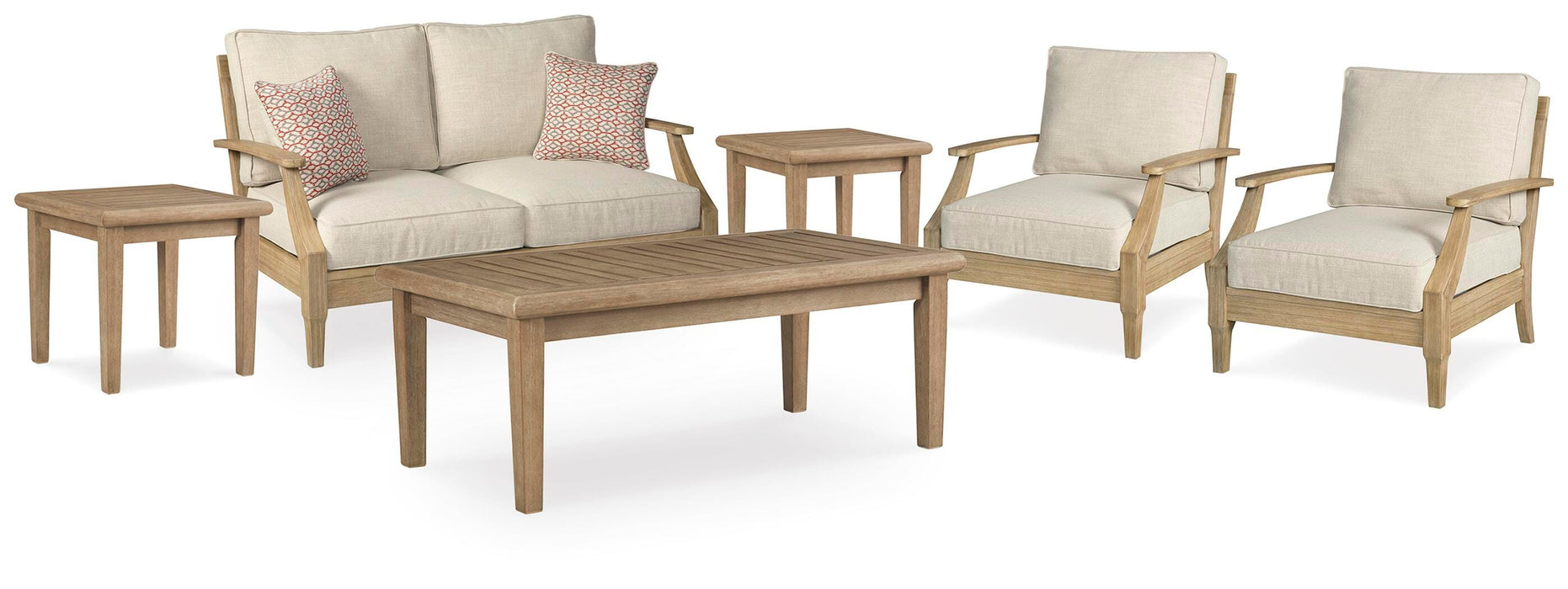 Clare View Outdoor Seating Set - Bargain Furniture (Detroit, MI)