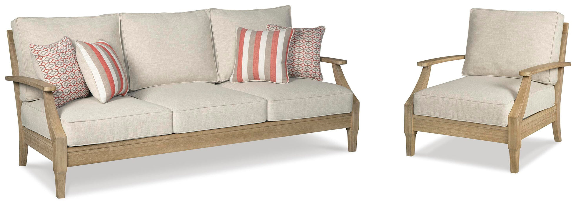 Clare View Outdoor Seating Set - Bargain Furniture (Detroit, MI)