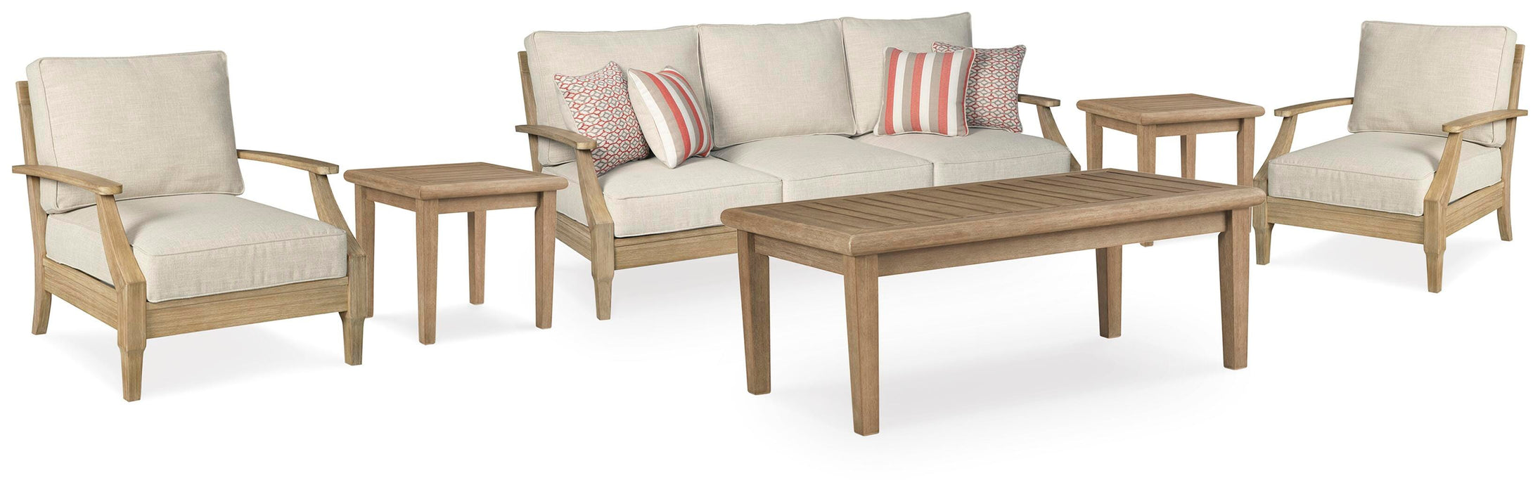 Clare View Outdoor Seating Set - Bargain Furniture (Detroit, MI)