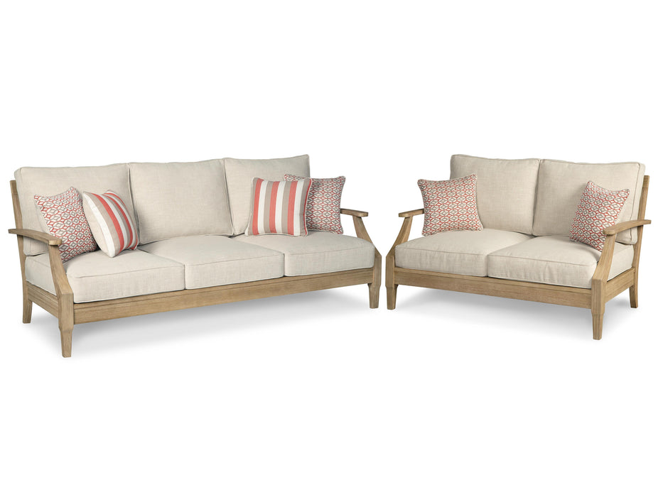 Clare View Outdoor Seating Set - Bargain Furniture (Detroit, MI)